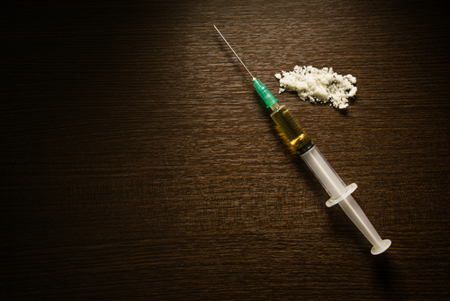 Heroin is an extremely addictive opioid derived from morphine.